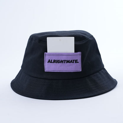 Fashion Style Daily Hats Cotton Pocket on Bucket Hat Custom Embroidery Logo Sun Hats